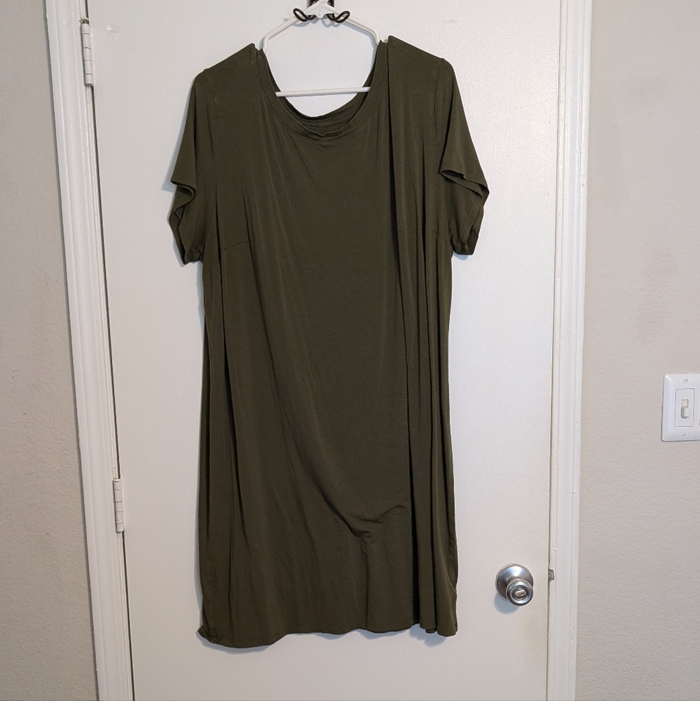 Olive Green Women's Dress